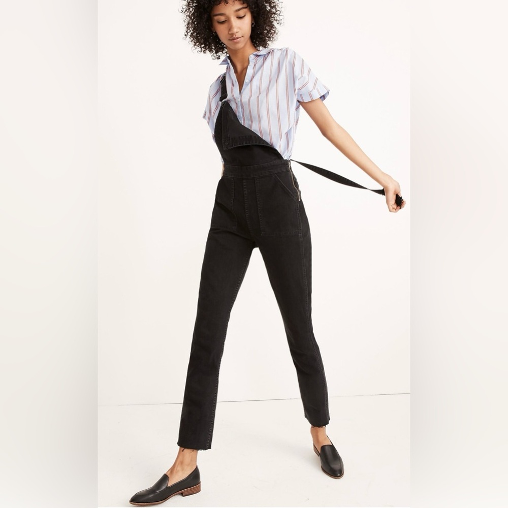 Madewell Skinny Overalls in Lunar Wash